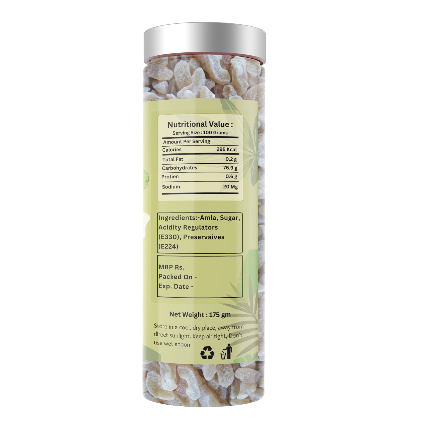 Tastism Amla Candy/Natural Dried Sweet Amla Candy/Indian Sweet Gooseberry Candy