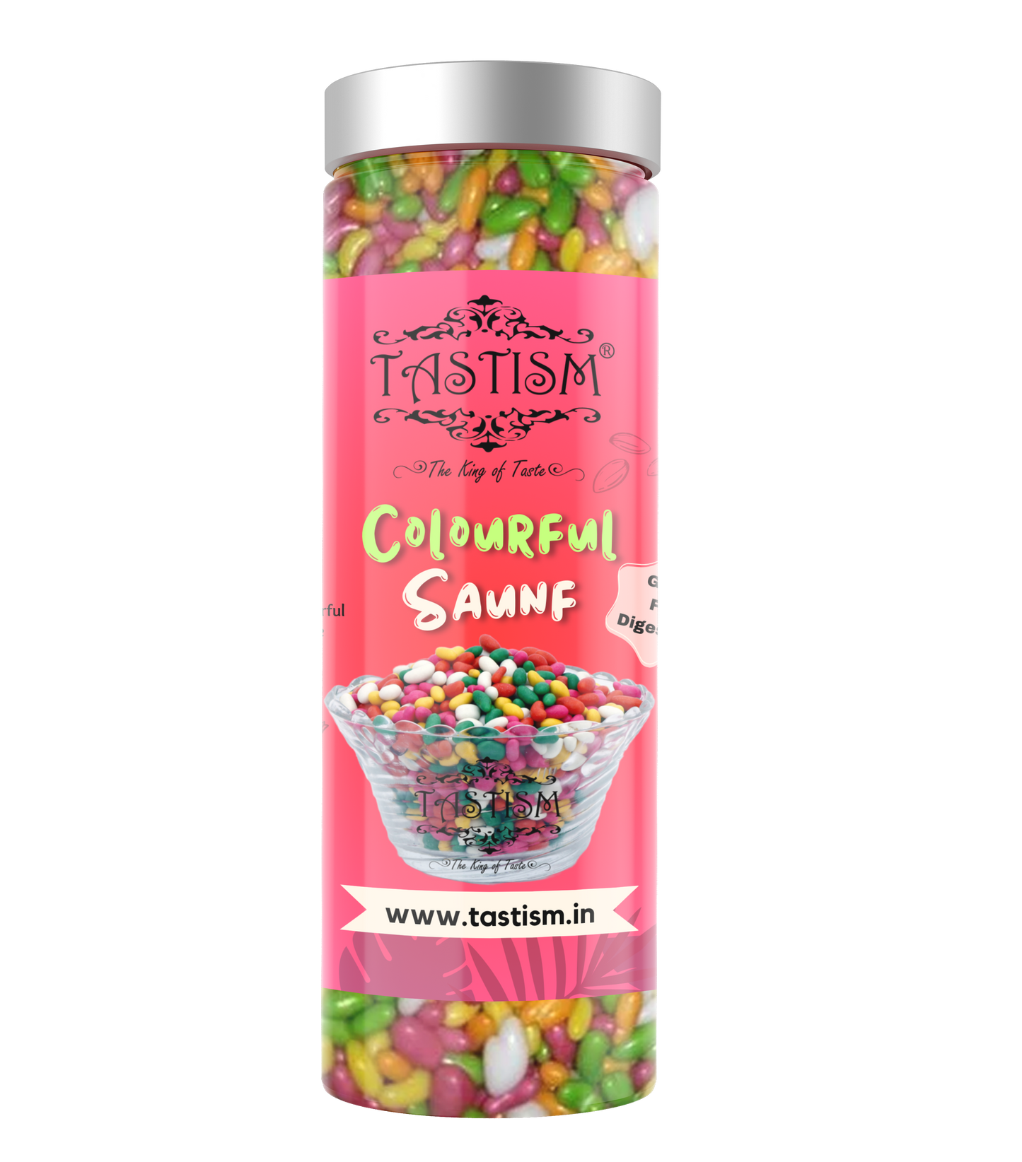Tastism Colourful Sugar Coated Saunf (Digestive mouth fresh)