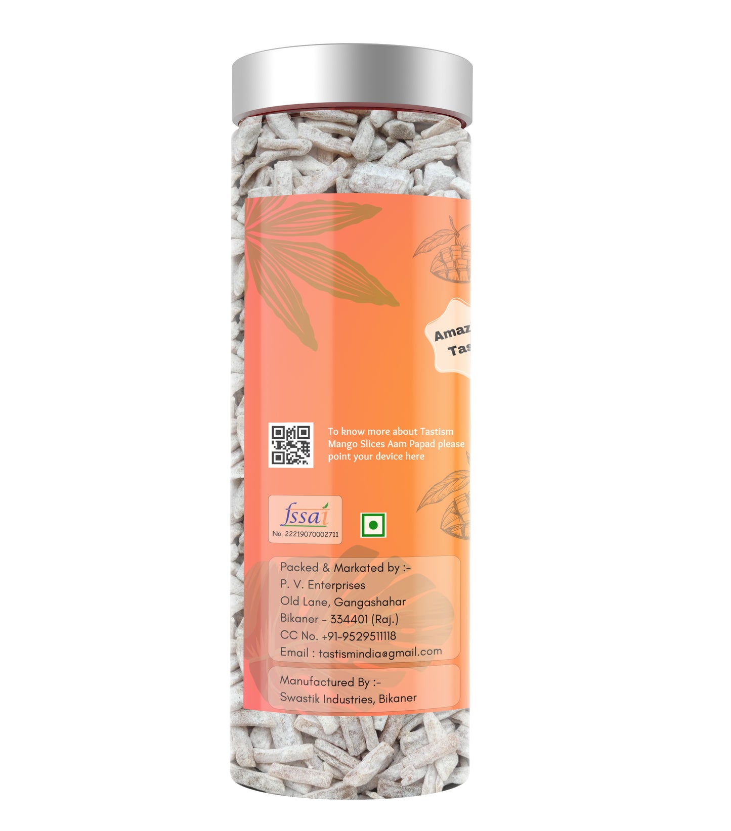 Tastism Masala Aam Papad Mango Slice Churan (Mouth Freshner), Digestive After Meal Mukhwas