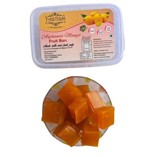 Tastism Combo Alphonsho Aam Papad + Green Mango Fruit Bar 200gm + 200gm