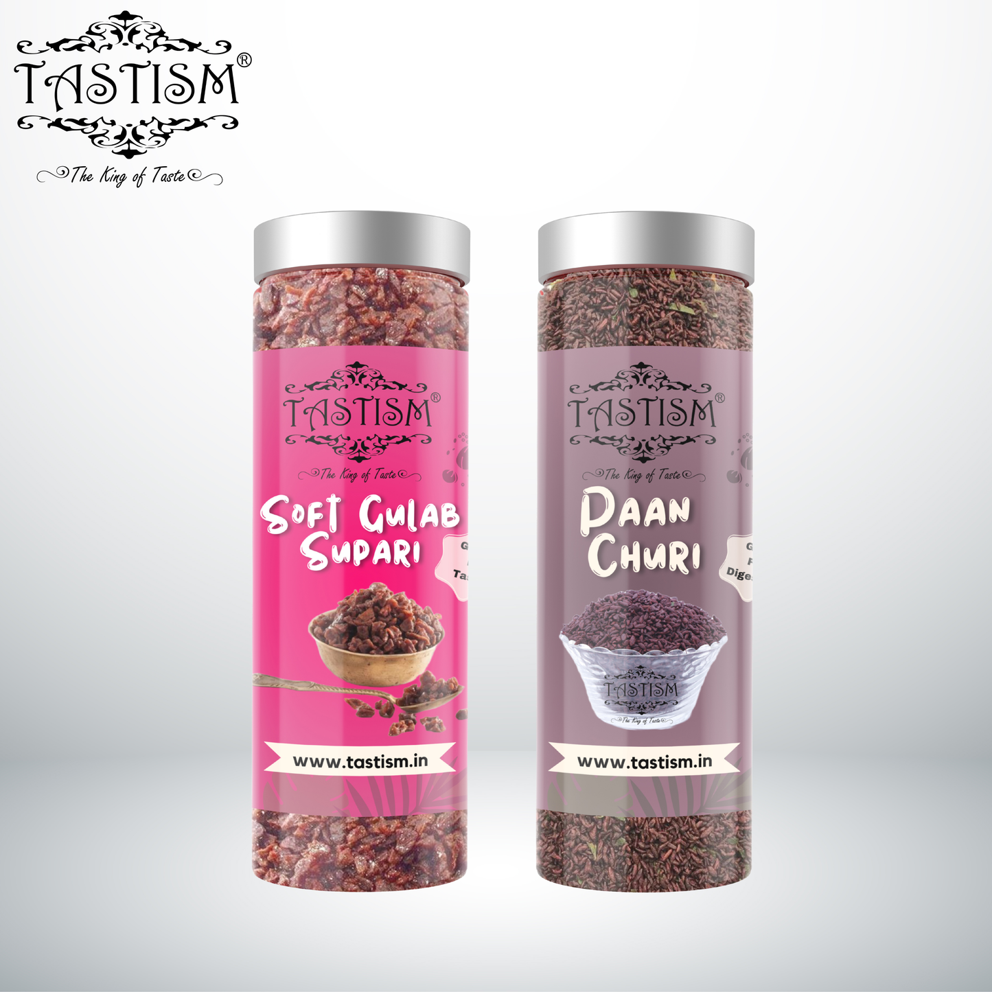 Tastism Combo Rajasthani Churan Churi Mukhwas Katha Flavoured Digestive 200g + Soft Gulab Supari Mhukwas Digestive 200g