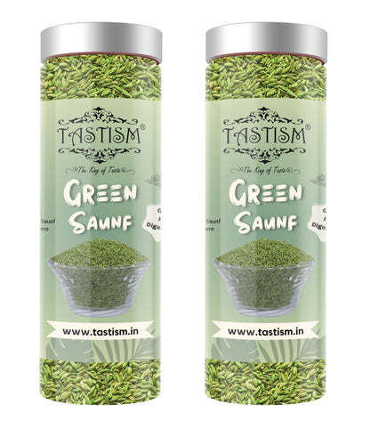 Tastism Mukhwas & Churan Green Sugar Coated Saunf Mouth Freshener