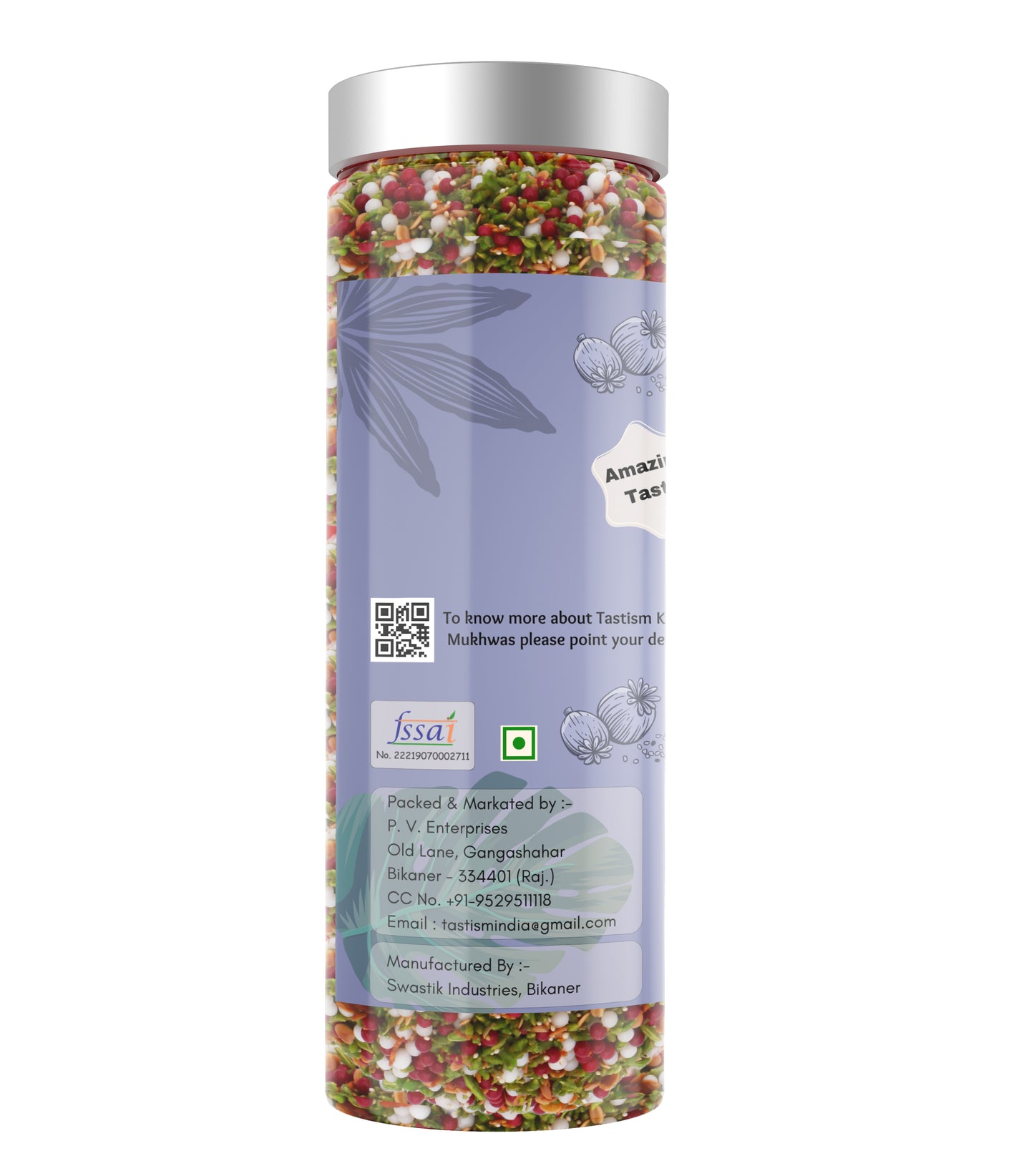 Tastism Combo Mango slice  200g+ Khus mix mukhwas 200g Digestive