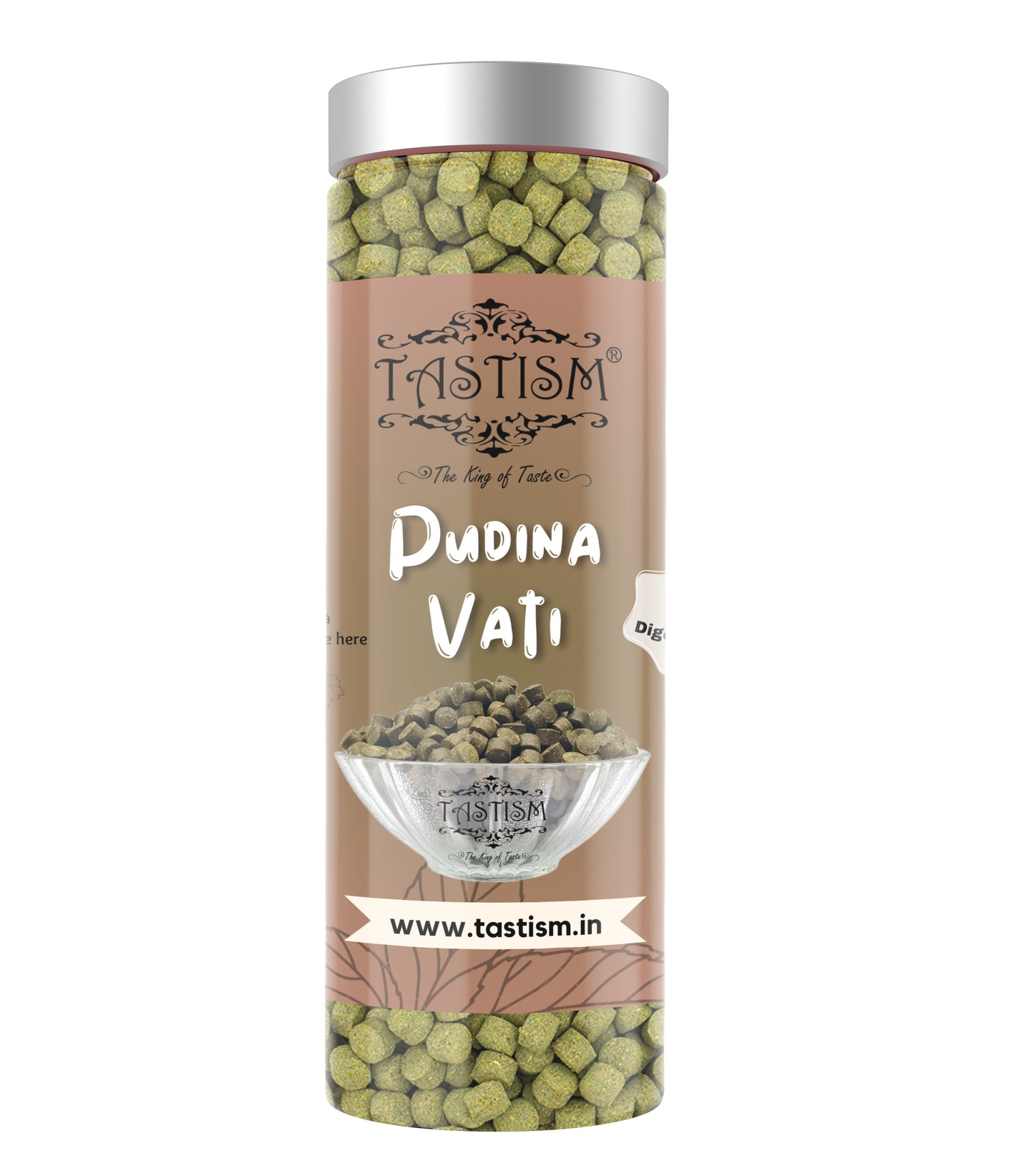 Tastism Combo Mint-O-Magic (Pudina Vati) Pudina Churan Mukhwas (200) + Tastism Churan Goli Hajma Hajam Goli 200 Gram