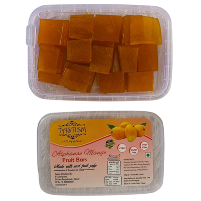 Tastism Alphanso Mango Fruit Bar 200gm | Mango Aam Papad | Meetha Aam Papad