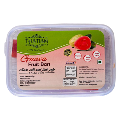 Tastism Guava Fruit Bar 200 Grams (Guava Papad)