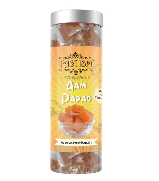 Tastism Aam Papad (Dry, Fresh and Khatta Meetha Mango Pulp Thin Papad Slices)